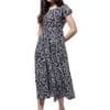 OOMPH! Crepe Maxi Dress for Women