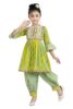 Fashions Girls Ethnic Wear Kurti and Dhoti Pant Set
