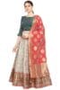 Silk Blend Lehenga Choli (Multi-Rivaaz_Multicolour_Free Size), Semi-stitched