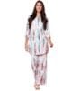 TOPLOT Co-ord Kurta Set for Women Printed Straight Kurta with Plazzo