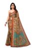 Standard Generic MIRCHI FASHION Women's Plain Weave Chiffon Ethnic Motif Printed Saree with Blouse Piece