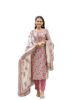 Vaamsi Women's Rayon Blend Floral Printed Straight Kurta Pant with Dupatta (VKSKD1133_Grey)