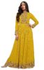 Anarkali Georgette and Santoon Floor Length Gown For Women | Semi-Stitched Gown For Women 2024 | Gown in Clothing & Accessories