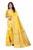 Women's Banarasi Saree Pure Kanjivaram Silk Saree Soft new ladies Pattu Sarees Latest Cotton Party Sari collections With Blouse Piece for Wedding sadi (SAM PARI-156)