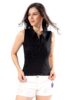 Standard Generic TRASA Women’s Sleeveless Rib Knitted Cotton Racer Back Tank Tops Collared Neck Crop Tank Tops - Available Sizes -XS, S, M,L,XL,2XL