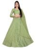 Blend Self Design Semi Stitched Lehenga Choli For Women/Girls (Free Size)