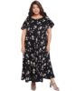 OOMPH! Women's Crepe A-Line Maxi Dress - mdfoil