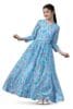Girl's Printed Maxi Length Dress|Printed Dress for Girls|Dress for Girls|Frock for Girl|Girls Casual Dress