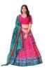 Women's Leheriya Printed lehenga Choli With Dupatta