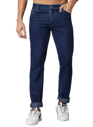 STUDIO NEXX Men's Regular Fit Jeans (Blazenew_dxblue) Dark Blue