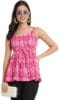 Jaipuri Cotton Printed Strappy Top for Women