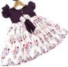 TAGAS Toddler Girls Flower Graphic Printed Dress