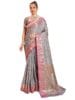 cotton leaves Saree With Unstitched Boluse Piece
