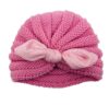 Generic SYGA Baby Unisex Kids Winter Knitted Hat Newborn streachable RABIT Ears Warm Wool Baby Turban Cap 0-4 Years