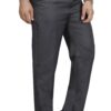 McHenry Men's Solid Formal Regular Fit Wrinkle Free PolyViscose Trousers
