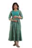 Women's Pure Cotton Printed Maternity Gown/Maternity wear/Feeding Gown A-line Maternity Feeding Dress Maternity Kurti Gown for Women