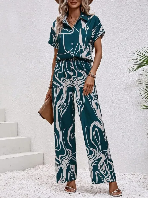 women western dress coShapeord set (XXShapeLarge, TURQUOISE) - Image 8