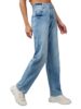 Standard Generic Miss Chase Women's Wide Leg High Rise Clean Look Regular Length Stretchable Denim Jeans