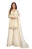 Cotton Embroidery Salwar Suit Set Kurta Sharara with Dupatta Kurta Palazzo Set Stitched Ready To Wear