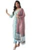 GoSriKi Women's Kurta with Pant & Dupatta