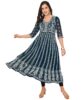 Lucknowi Chikankari Embroidered Thread Work Georgette Anarkali Kurta