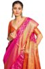 Standard Generic SWORNOF Women's Patola Silk Saree With Unstitched Boluse Piece