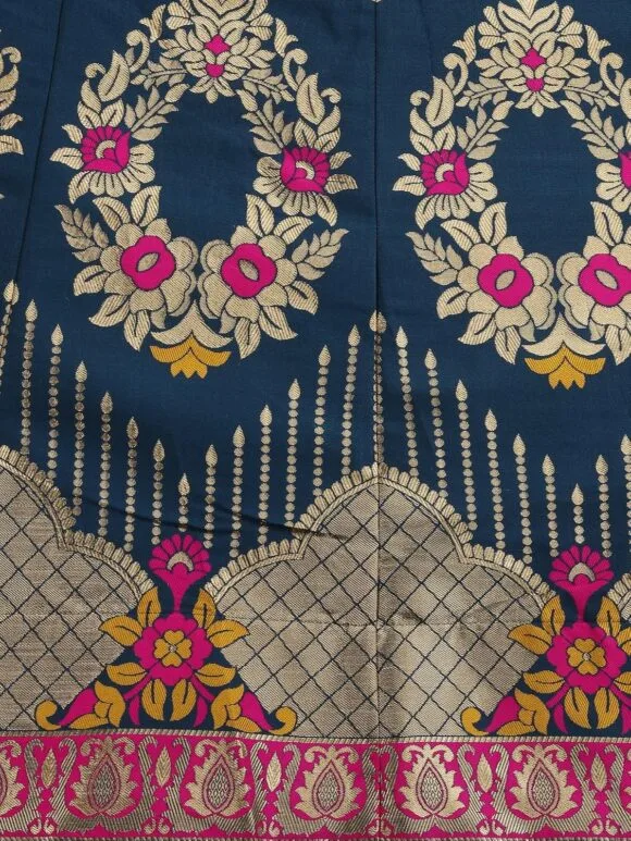 Jacquard Semi-Stitched Lehenga choli - Image 7