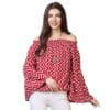 Crepe Off Shoulder Top