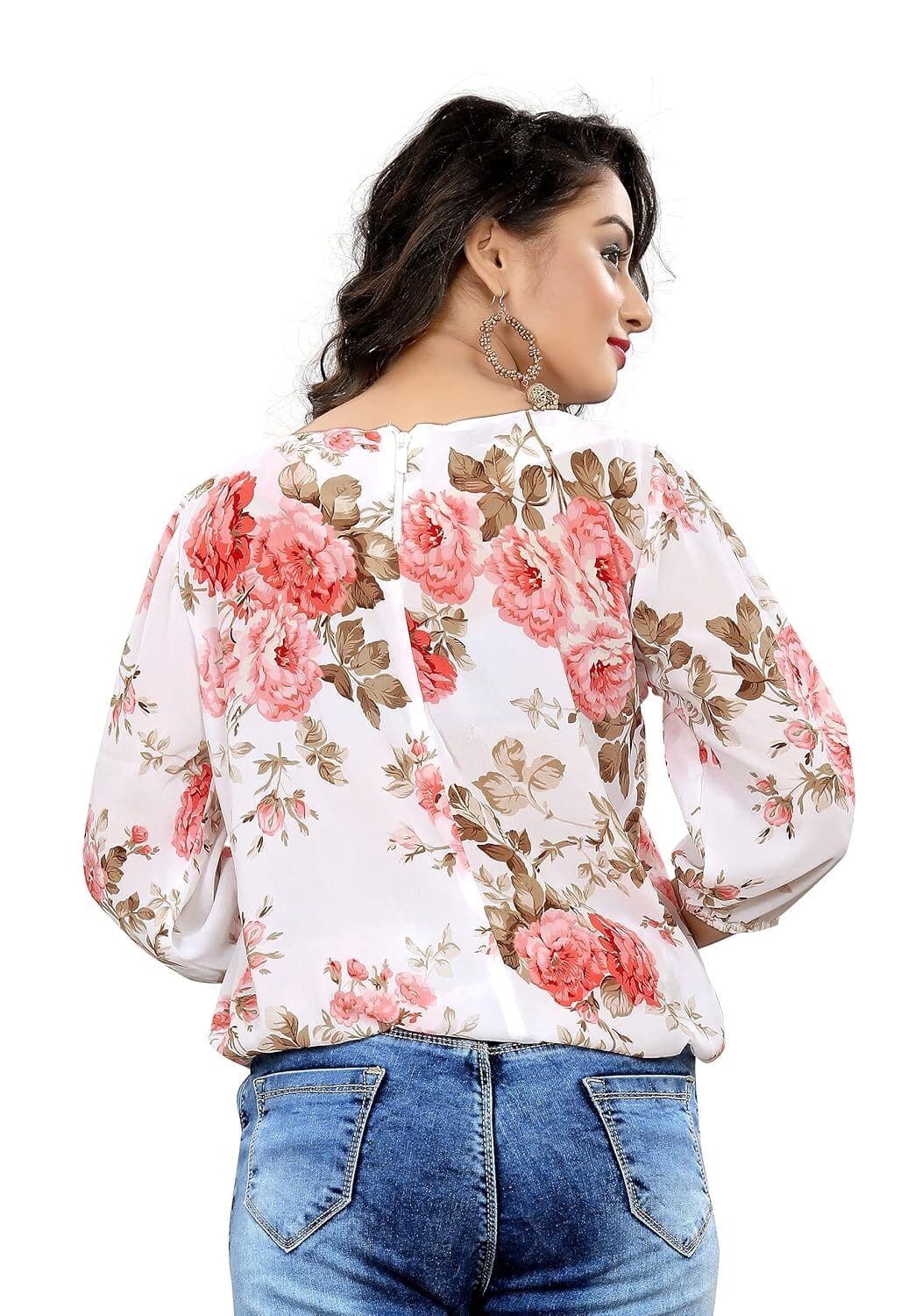 casual regular fit round neck top - Image 3