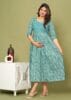 FASHDHUN Women's Cotton Floral Printed Anarkali Maternity Feeding Kurti/Gowns