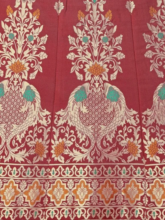 Jacquard Semi-Stitched Lehenga choli(Indra) - Image 6