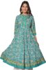 Women's Polyester Floral Printed Anarkali Kurti For Women