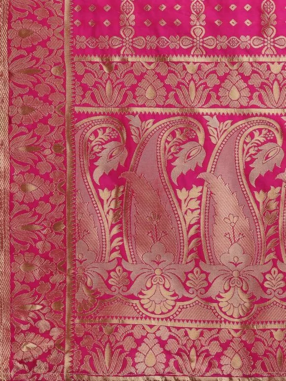 Jacquard Semi-Stitched Lehenga choli - Image 6